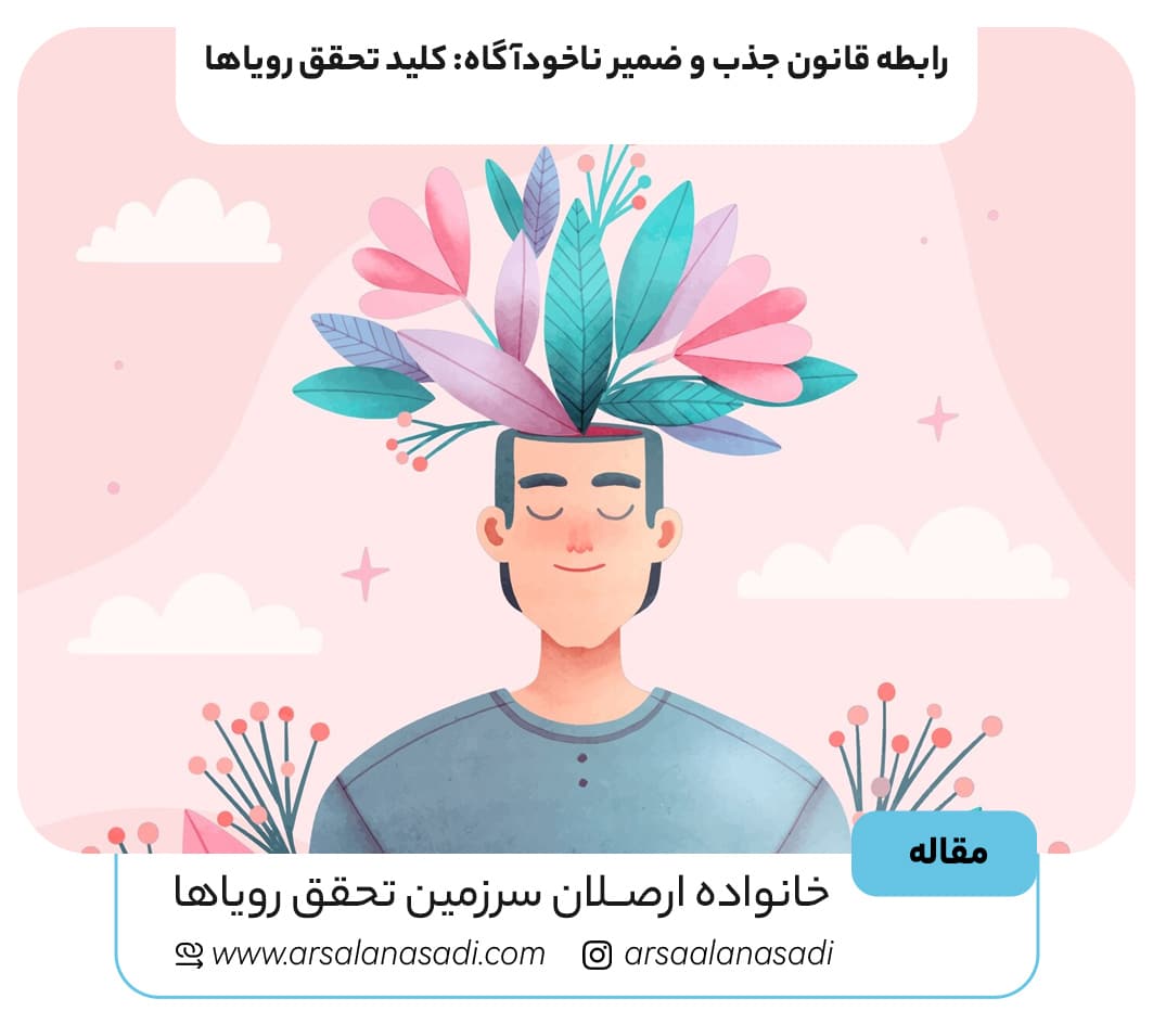 رابطه قانون جذب و ضمیر ناخودآگاه: کلید تحقق رویاها