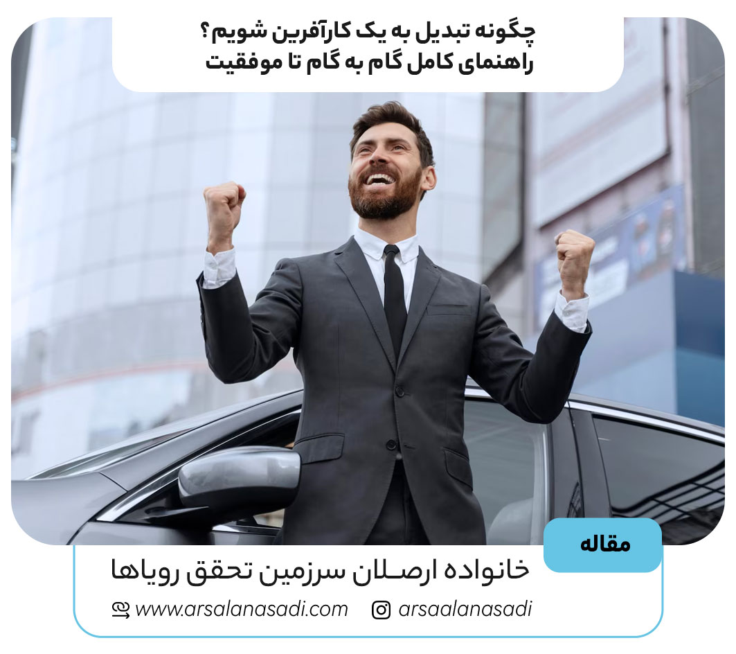 چگونه تبدیل به یک کارآفرین شویم؟ راهنمای کامل گام به گام تا موفقیت